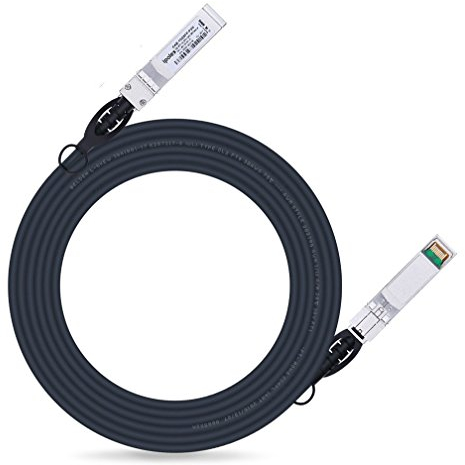 ipolex Câble en cuivre 10G SFP+ (3 mètres), DAC SFP+, câble en cuivre à Connexion directe 10GBASE-CU, Compatible avec Cisco, Ubiquiti, Meraki, Mikrotik, Intel, etc.