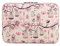 Laptoptasche Notebooktasche Laptophülle Laptop Hülse Schutzhülle mit Muster Leinwand Tasche Tasche PC Laptop Schutztasche für Ultrabook 7 Pink