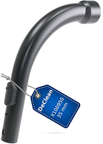 DeClean Handgriff kompatibel mit Miele Staubsauger Griffrohr Ersatzteile für 9442601, s8340, S381, Complete C3, Classic C1, ECOLINE mit 35mm Schlauchgriff