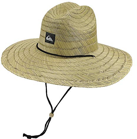Quiksilver Herren Pierside Lifeguard Beach Sun Strohhut Sonnenhut, Natürlich, S/M