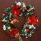 Ghirlanda porta d'ingresso di Natale, ghirlanda di Natale porta finestra appeso a parete ornamenti ghirlanda ideale per la decorazione interna ed esterna