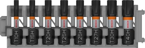 Bosch 8X PRO Torx Security Impact Bit (170 x 70 mm, Professional Accessory Screwdriver, Screwdriver)