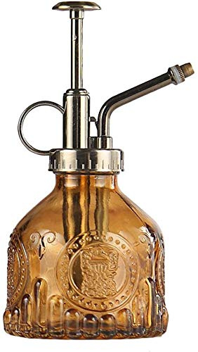 Hilif Pflanzensprüher, Sprühflasche Glas Blume Wasser Spray Flasche Kann Topf Vintage Stil Spritzer Pflanze Zerstäuber Mit Pumpe Dekorative Glas