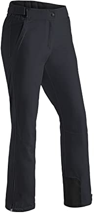 Maier Sports Damen Skihose Steffi Slim, Schnee-Hose wasserdicht und atmungsaktiv
