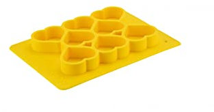 LYSON Teelicht Tealight Herzen Kerzengießform mit Docht Mit Fuß im Set-Form Set Teelichter Bienenwachs, Soja-Wachs, Seifenbasis, kreativer Beton Kerzenherstellung