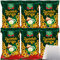 Funny Frisch Zwiebliringe geoldgelbe Maisringe mit herzhaftem Zwiebelgeschmack 6er Pack (6X80g Tüte) + usy Block