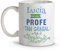 LolaPix Regalo Profesora. Tazas Profesores. Taza personalizada con Nombre. Regalos para Profesores. Taza de Cerámica. Interior de Colores. PROFE GENIAL