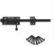 Schieberiegel-Torriegel 304-Edelstahl-Laufriegelriegel robustes Türsicherheitsschloss verdickte Türriegel-Hardware mit Befestigungsschrauben für Scheunenzaun Schuppen Keller 25cm