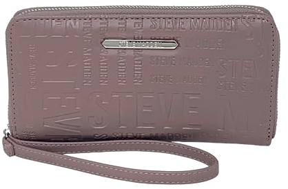 Steve Madden Großer Reißverschluss am Handgelenk, Malvenfarben, Einheitsgröße