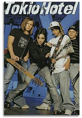 Tokio Band Hotel Art (2) Poster, dekoratives Gemälde, Leinwand, Wandposter und Kunstdruck, modernes Familienschlafzimmer-Dekor-Poster, 50 x 75 cm