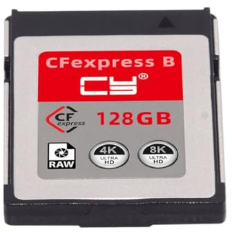 chenyang NVMe PCIe Gen3x2 CF Express Typ-B Carte mémoire 128 Go pour appareil photo XS 4K/8K RAW PCIe