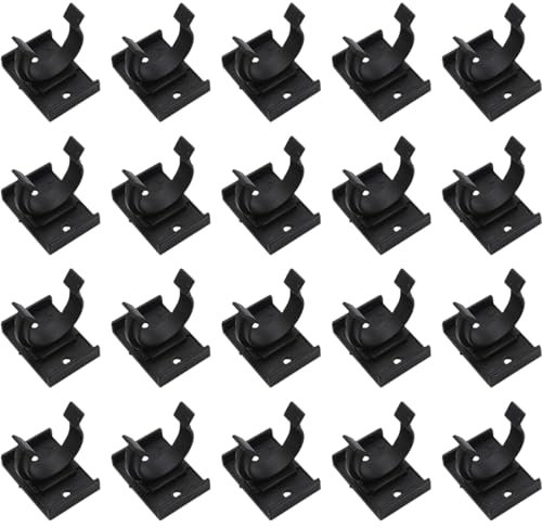 OPVYAEU 20 Pezzi GANCIO PER ZOCCOLO DA CUCINA UNIVERSALE IN ABS CLIP PER PIEDINI DELLA ZOCCOLATURA PLASTICA E ZOCCOLINO DI ALLUMINIO MONTAGGIO RAPIDO A SCATTO TIPO MOLLE BATTISCOPA MOBILE PEZZI