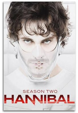 KPNEUDCZZ TV-Serie Hannibal Staffel 2 Poster – Leinwand-Kunst, Wohnzimmerdekoration, 50,8 x 76,2 cm