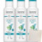 usy Bundle für Lavera Pflegeshampoo Volumen & Kraft Bio Bambus & Bio Alge 3er Pack (3x250ml Flasche) + usy Block