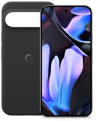 Google Pixel 9 Pro XL - Unlocked Android Smartphone with Gemini, Triple Rear Camera System, 6.8 Super Actua Display - Obsidian, 128GB + Pixel 9 Pro XL Case - Obsidian