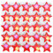 25 Stück Weihnachten Brosche Pins, Blinkende Fünfzackige Sternförmige LED Brosche, Weihnachts-Anstecker für Kinder, Party, Gaste, Party, Kostüm, Dekoration
