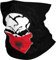 Gesichtsdekoration Totenkopf Albanien Albaner Flagge Half Face Schal Uv-Schutz Röhrenschal Schnelltrocknend Kopfbedeckung Stirnband Für Motorrad, Motorradfahren, Ski