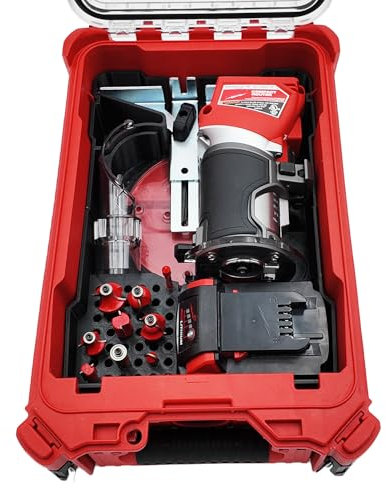 Packout Organizer for Milwaukee M18 Fuel Compact Router (2732-20) and Accessories