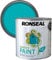 DUAYRA Garden Paint 2.5L | Quick Drying Outdoor Paints | All Purpose Long Lasting | Multicolor Water Based | Water Resistant Weatherproof Matt Finish | For Brickwork, Metal, Wood, Stone (Summer Sky)