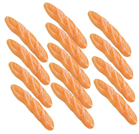 Warmhm 13Stücke Brot Modelle Teiliges Realistische Puppenhaus Dekoration für Mini Essen Puppenfutter und Winziges Essen Farbenfroh und Detailgetreu