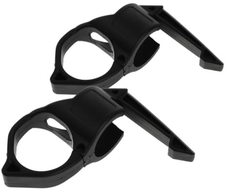 EXHUMKY 10pièces Support De Lampe Torche Avec Anneau Pour Doigt Adapté Pour Ceinture Et Équipements De Pompier Pour Camping Activités De Plein Air