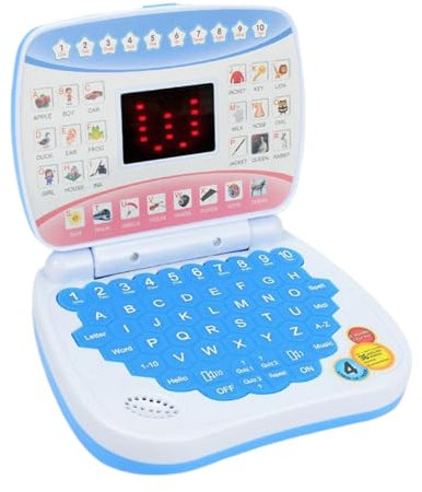 Giocattolo per laptop per bambini - Computer per laptop giocattolo educativo | Preschool Learning Laptops for Boys Girls Età, i bambini fingono laptop da gioco con suoni divertenti Numeri di lettere,
