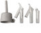 Punta di saldatura da 5 mm, 4 punte per ugelli per saldatura veloce, per 1 ugello standard da 5 mm, per soffiatore ad aria calda in plastica PVC, per saldatura in vinile (35 mm)