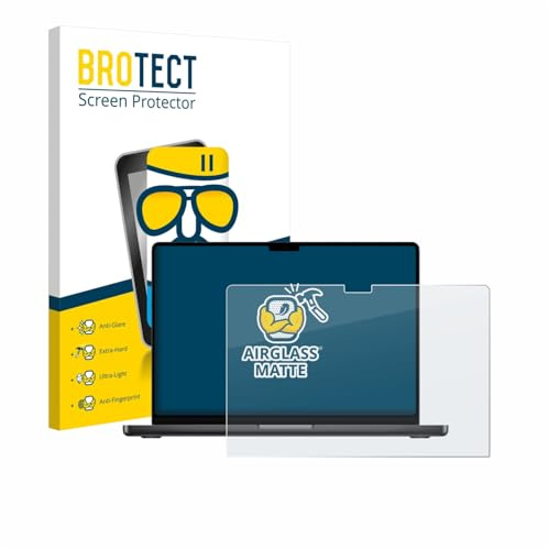 BROTECT Schutzglas für Apple MacBook Pro 16 M5 2026 | Entspiegelnder Displayschutz Made in Germany Schutzfolie Glas Matt Anti-Reflex Kratzfest 9H Anti-Fingerprint Einfache Montage