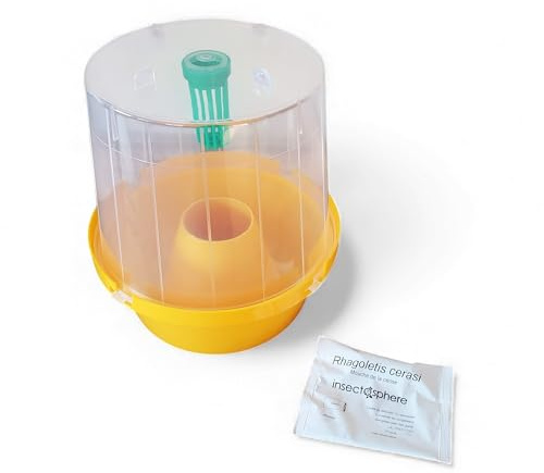 INSECTOSPHERE Kit Phéromone Ver de la Cerise (Piège + Phéromone)