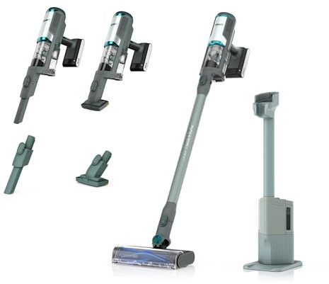 Shark PowerLite Clean & Empty Pet, BU3623EUT, bis zu 40 Minuten Laufzeit | Akku-Staubsauger mit automatisch entleerender Basisstation, einfache Reinigung auf allen Oberflächen, HEPA-Filter