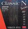 Thomastik Einzelsaite D4 .030 Chromstahl geschliffen und poliert CF30 für Klassikgitarre Classic N Series Superlona light Satz CF128, CF127