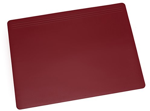 Läufer 32604 Matton Schreibtischunterlage 40x60 cm, rot, rutschfeste Schreibunterlage für besonders hohen Schreibkomfort, elegantes Zubehör für Schreibtisch, samtige Unterseite