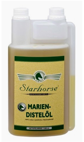 Starhorse Mariendistelöl Kur für Pferde 1 Liter