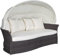 Sonneninsel Venus Lounge Chai Duo / dunkel grau-braun Liegeinsel Insel Garteninsel Garten Polyrattan