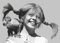 Postkarte PIPPI LANGSTRUMPF - Motiv: PL PIPPI MIT HERRN NILSSON SCHWARZ-WEISS, Anlass: Kindermotive, Künstler/Verlag: KARTENKOMBINAT © Saltkråkan AB & AB Svensk Filmind, Größe: A6