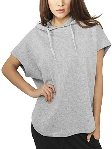 Urban Classics Damen Ladies Sleeveless Terry Hoody, Grau, M, TB931-00111-0046