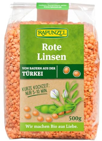 Rapunzel Bio Linsen rot, 1er Pack (1 x 500g) - BIO