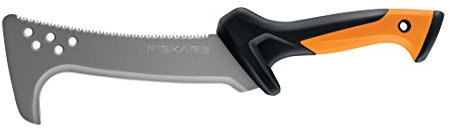 Fiskars 18 Billhook Saw - Cut Shrubs, Hedges, Small Branches, and Woody Saplings - Lawn & Garden Tool