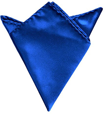 Oblique Unique Einstecktuch groß Kavalierstuch Tuch Taschentuch Polyester Business Hochzeit (Blau)