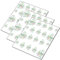 AWS set Water decals Flower Hibiscus nail art Ibiscus pink branch green stickers transfer decoration flowers swirlings (60)