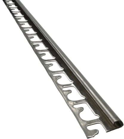 EINSIDE Profilo pavimenti e rivestimenti, Profilo jolly ad angolo, Profilo jolly acciaio inox lucido, H 12,5 mm