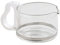 Fackelmann 2002350 Verseuse à café pour cafetière Philips Confort Blanche, verseuse cafetière Philips, verseuse à café 12 Tasses, Plastique, Verre