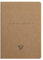 Clairefontaine 103536C - Heft Flying Spirit liniert DIN A5 48 Blatt, Velinpapier elfenbein 90g, mit Klappe, Braun, Motive sortiert, 1 Stück