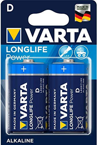 Pila LR20 VARTA HIGH ENERGY Blister 2uds (Best Before 12-2030)