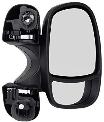 Pro!Carpentis Aussen-Spiegel Ersatzspiegel RECHTS manuell verstellbar schwarz kompatibel mit Vivaro 2001-2014