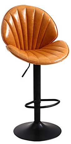 Barstuhl Barhocker Mit Lehne,Edelstahl Barhocker Höhenverstellbar,küchen Werkstatthocker,bartisch Mit Barhocker (Color : Bar stools Set of 2 Yellow)