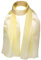 Basic Sense Klassischer Schal aus glänzendem Satin-Chiffon-Streifen, leicht, weich, luxuriöses Finish für jedes Outfit Gr. Einheitsgröße, zitronengelb
