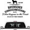siviwonder Bayerischer Gebirgsschweißhund Aufkleber Vintage Hundeaufkleber BGS Farbe Schwarz, Größe 20cm