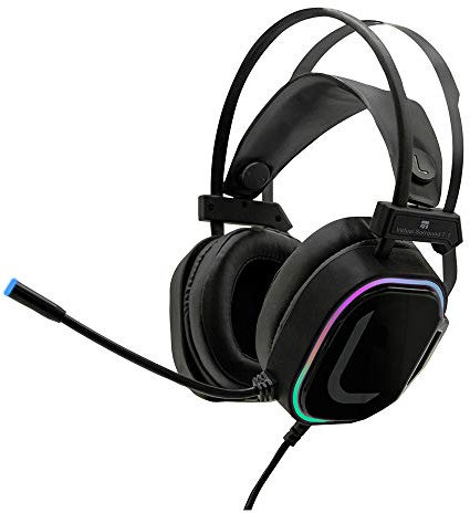 Xtreme videogames Cuffia Gaming USB Oracle V10 Pro Surround 7.1 Vibrazione Led Light 90441, Nero