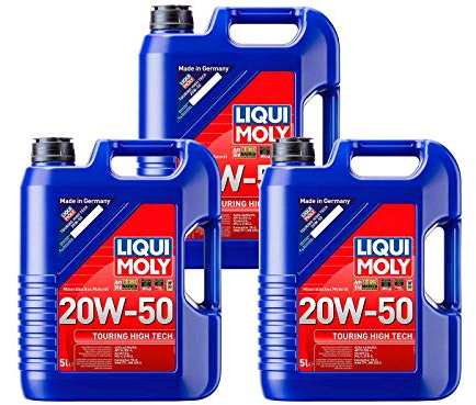 ILODA 3X Original Liqui Moly 5L Motoröl Motorenöl Öl Touring High Tech 20W-50 Oil